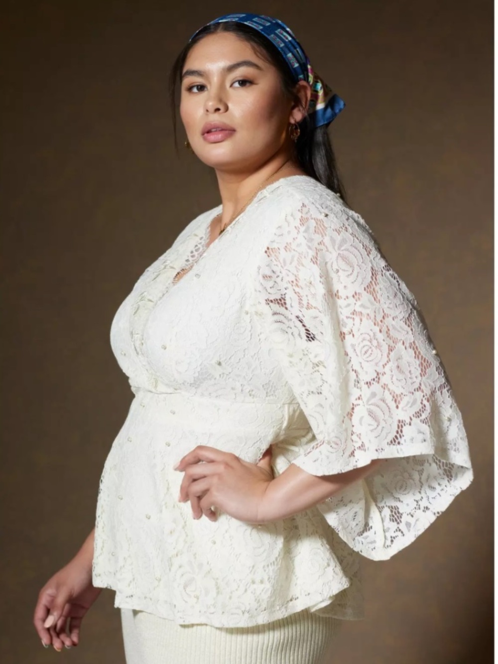 Her Universe Star Wars Padme Amidala Episode 2 Wedding Peplum Top Plus Size